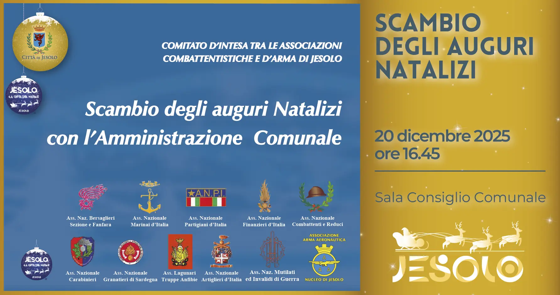 Immagine di strillo auguri assoarma