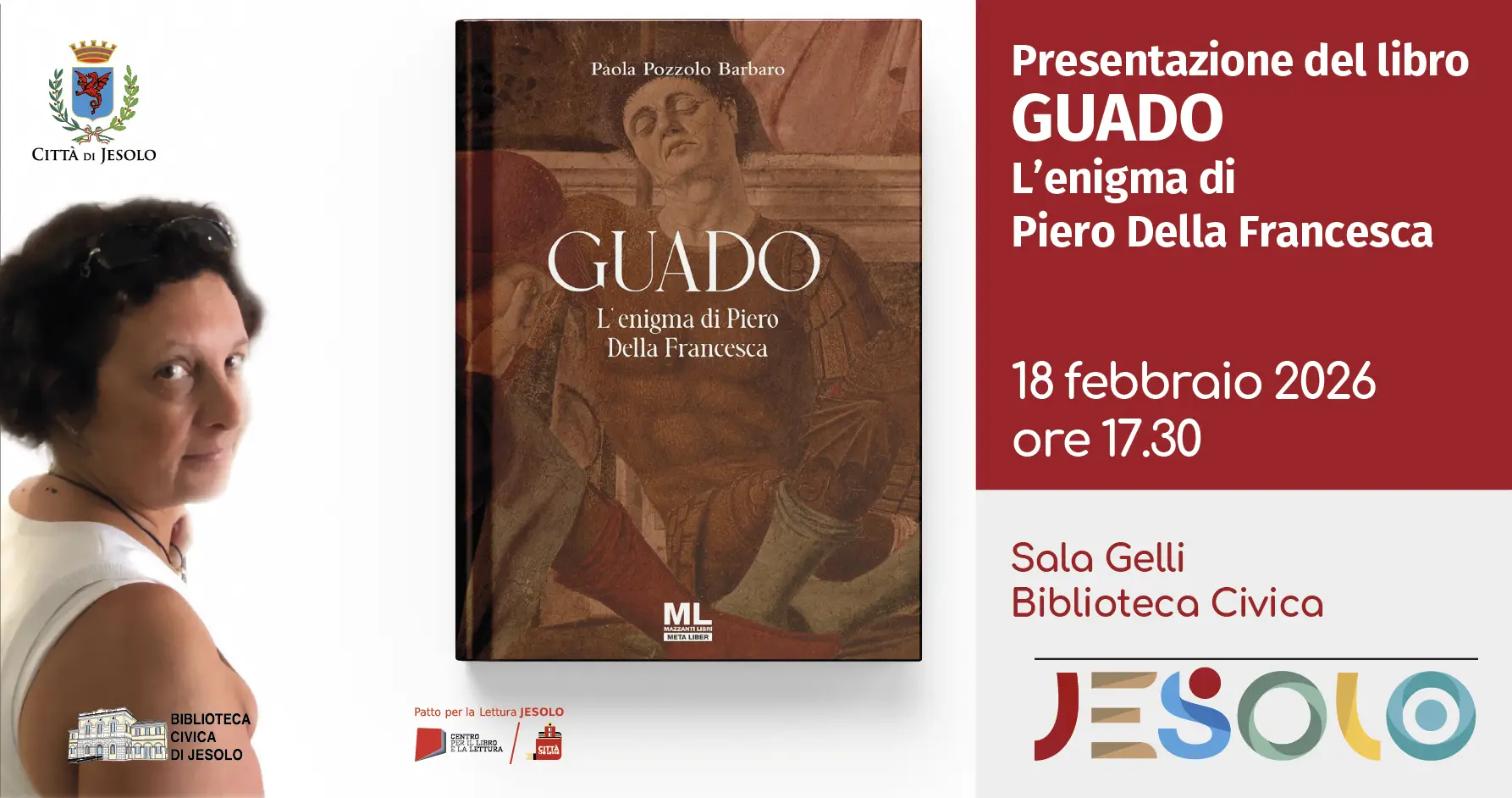 Immagine di strillo presentazion elibro guado