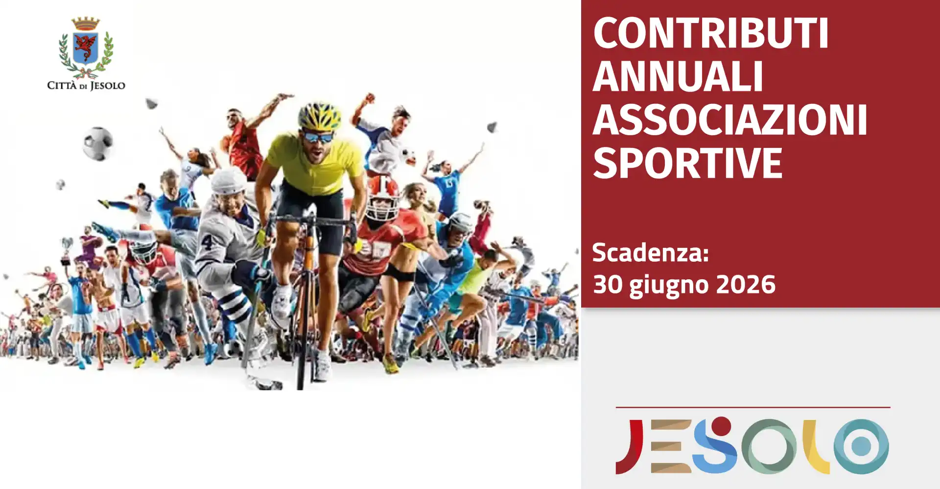 Immagine di strillo contributi sportivi